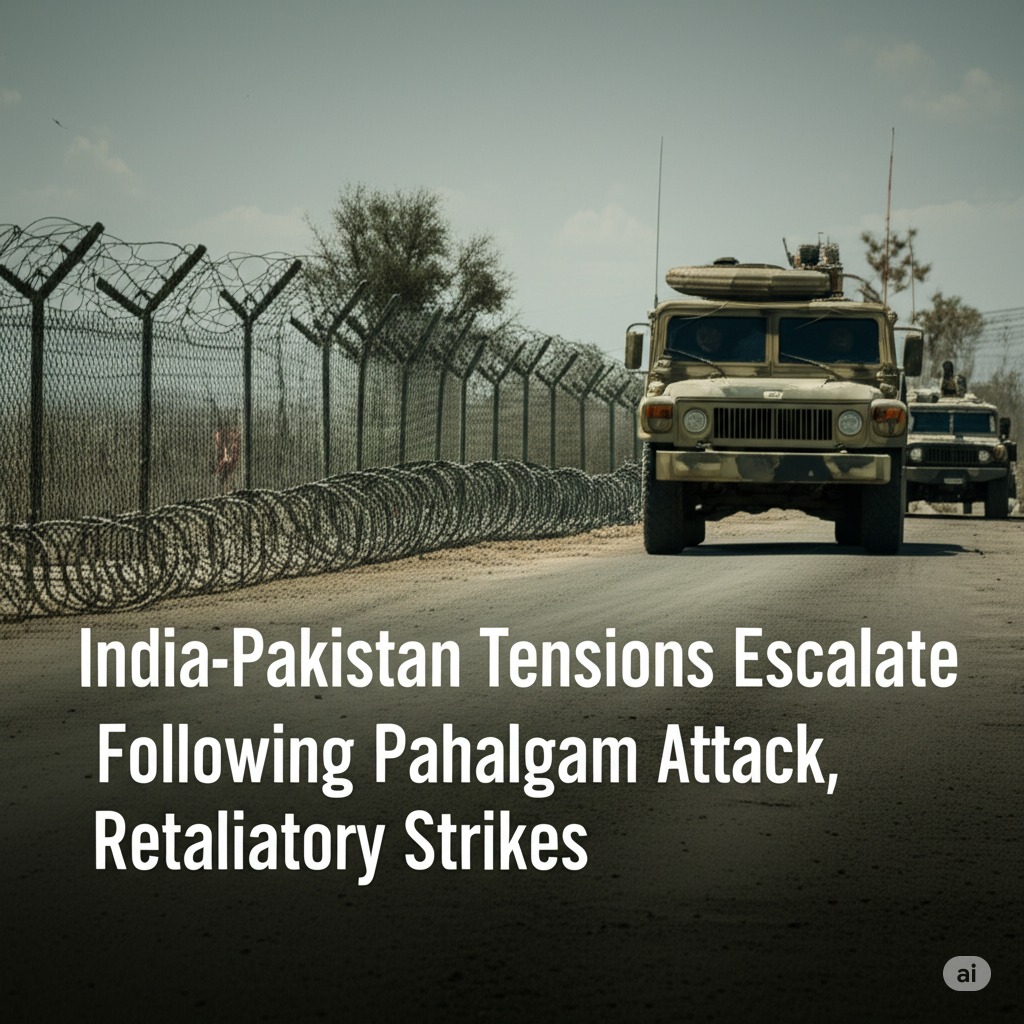 India-Pakistan Tensions Escalate Following Pahalgam Attack, Retaliatory Strikes