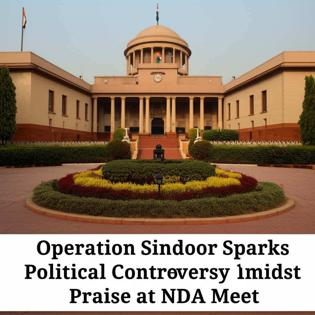 Operation Sindoor Sparks Political Controversy Amidst Praise at NDA Meet