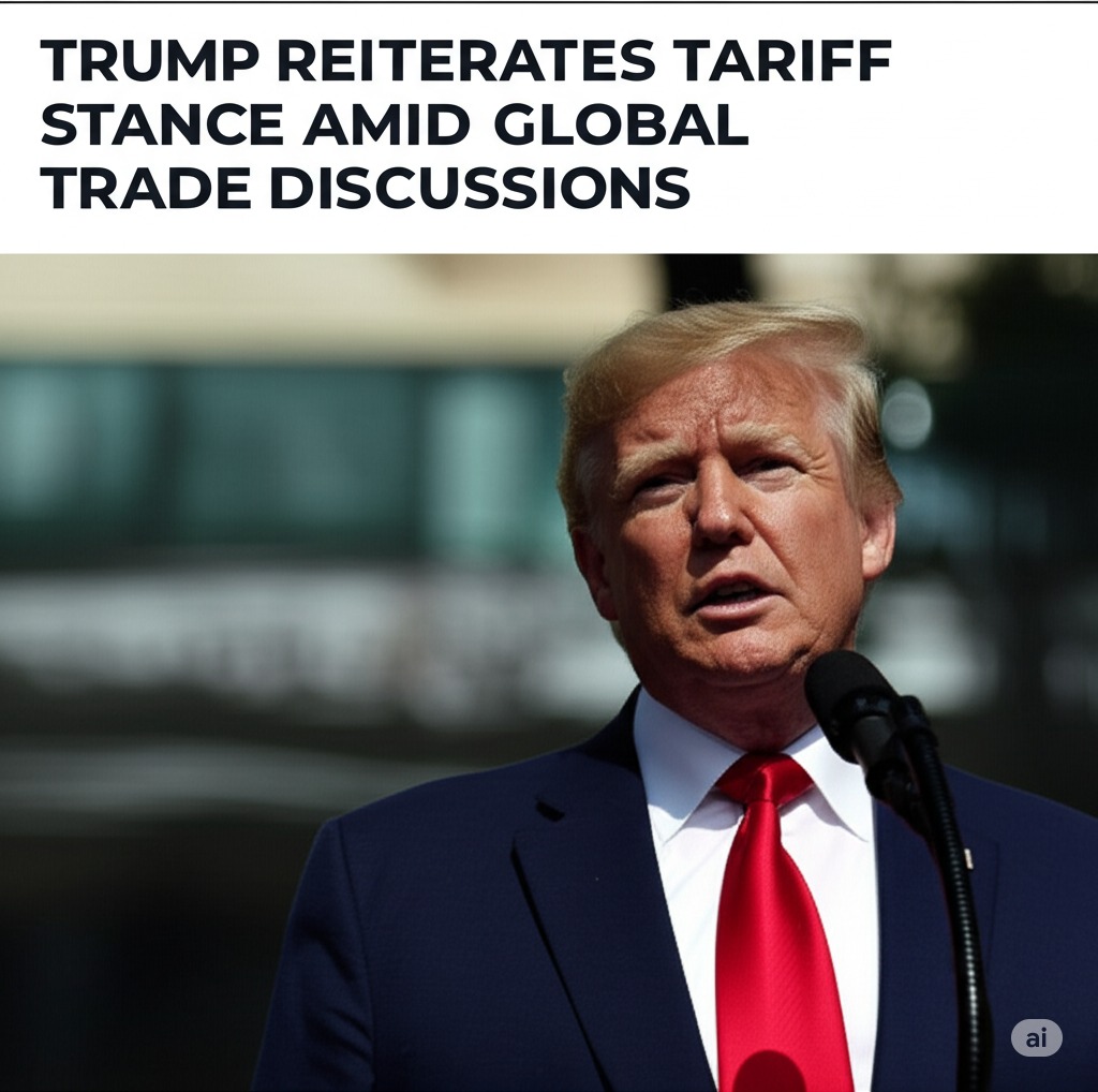 Trump Reiterates Tariff Stance Amid Global Trade Discussions